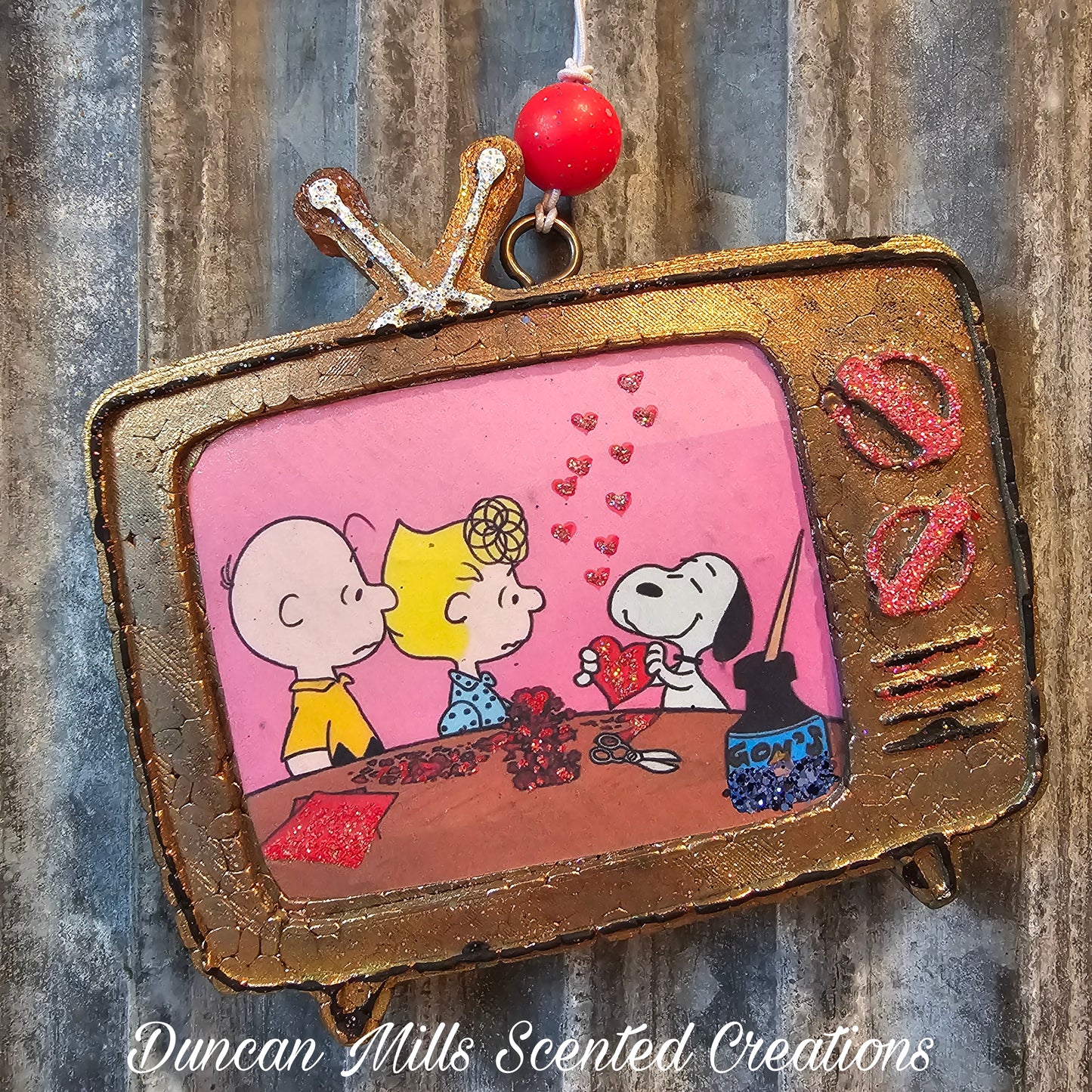 Valentine's Charlie Brown Freshie  | Snoopy Freshie | Holiday Freshie | Made to order