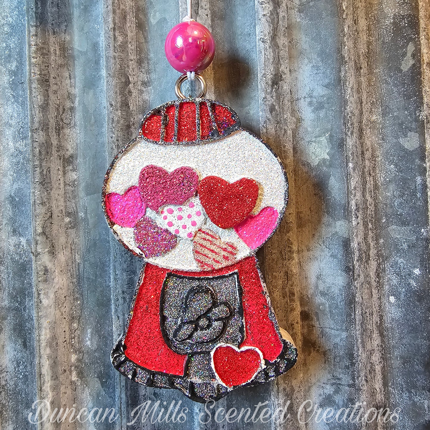 Hearts Bubblegum Freshie  | Valentine