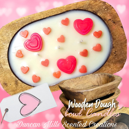 Valentine's Inspired Dough Bowl Candle