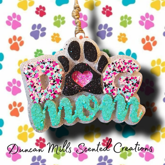 Made to order "Dog mom" 🐾 | Car Freshie | Choose Colors