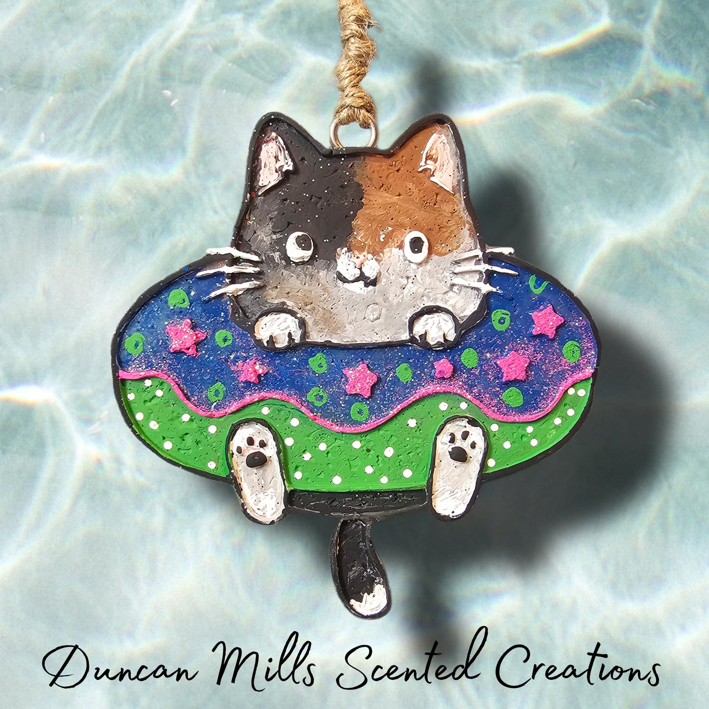 Kitty Cat in a Float Freshie  | Made to order