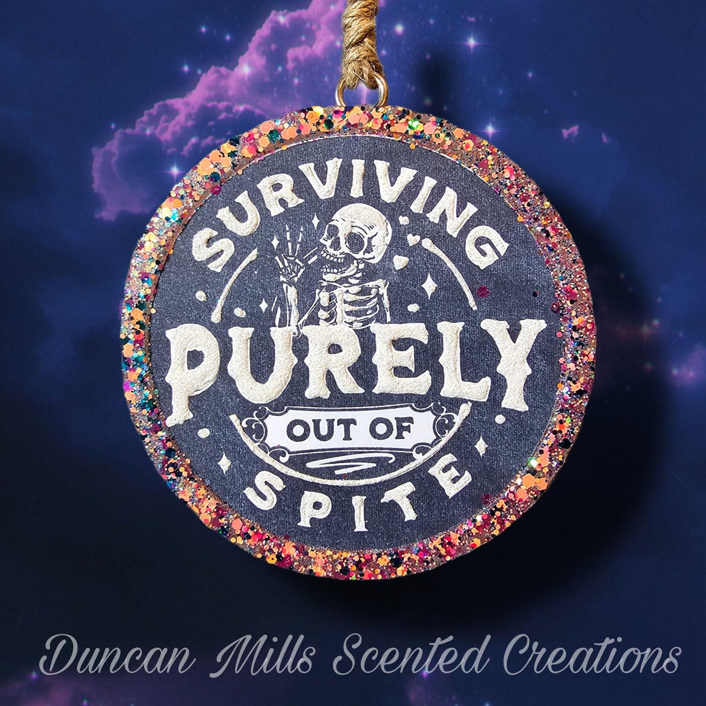 Surviving Purely out of Spite Freshie  | Skelly | Choose Size | Made to order