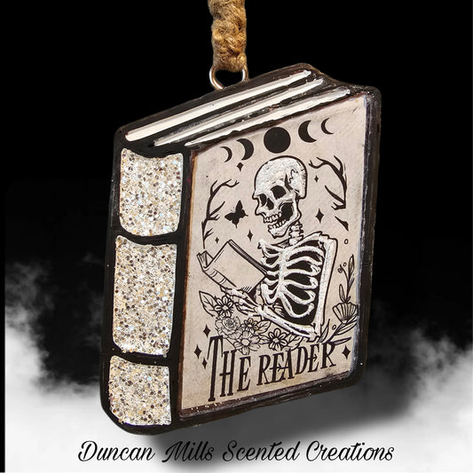 The Reader Book Freshie  | Skelly | Book Lovers  | Made to order