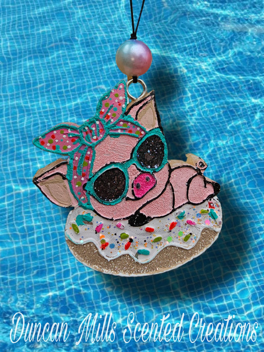 Piggy on a Float | Summer Freshie  | Made to order