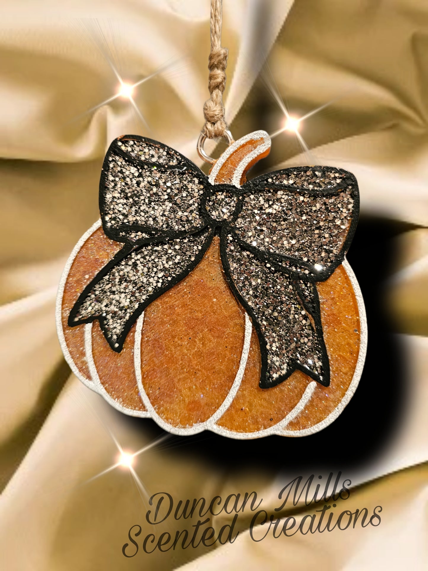 Pumpkin with BOW Freshie | Fall | Made to order