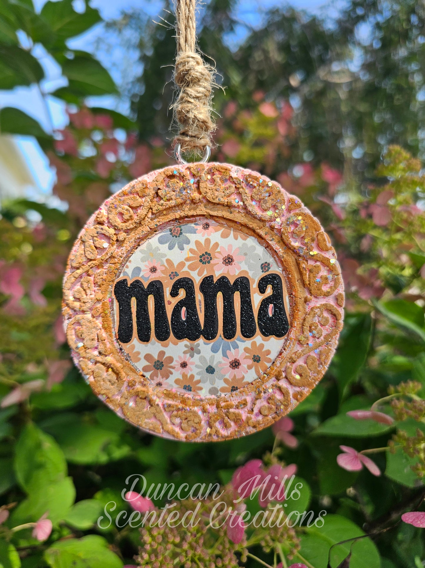 Mama Freshie | Fall | Boho | Embossed edges |  Boho  | Flowers | Made to order