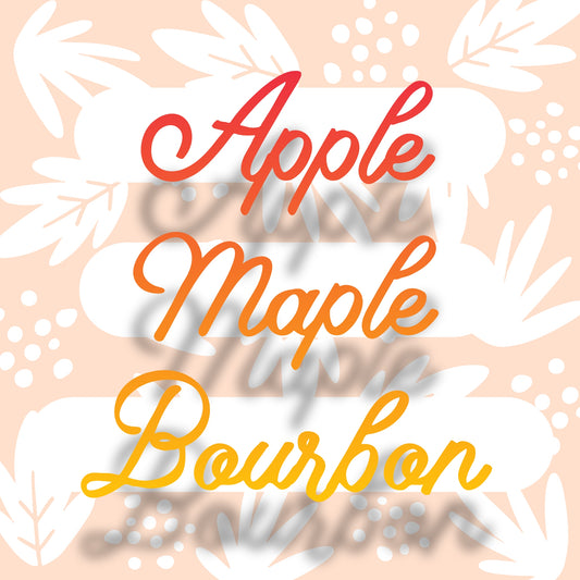 Apple Maple Bourbon Wax melts