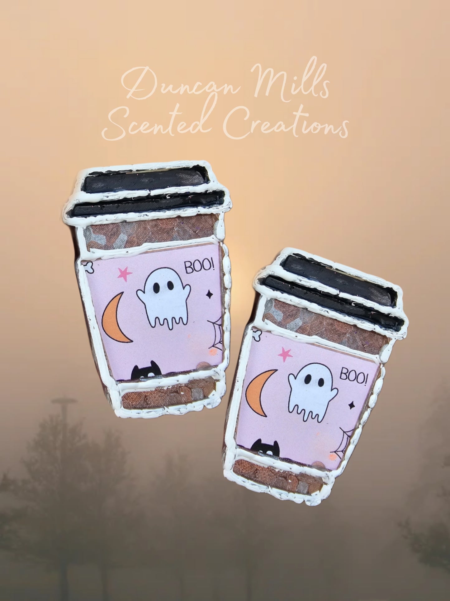 Little Lattes Vent Set  | Boo | Halloween Vibes