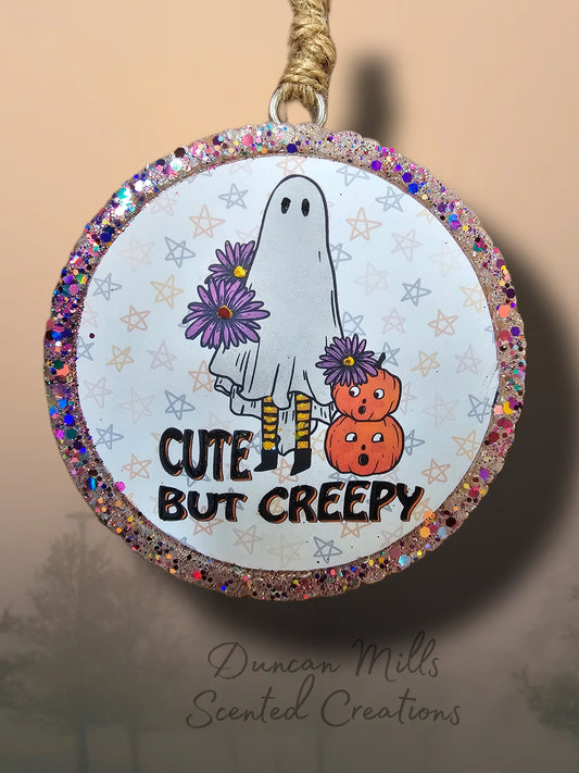 Cute but Creepy | Ghost | Floral | Made to order  | Fall | Halloween