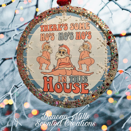 There's Some  Ho Ho Ho's in this house Freshie | Funny Freshie  | Made to order
