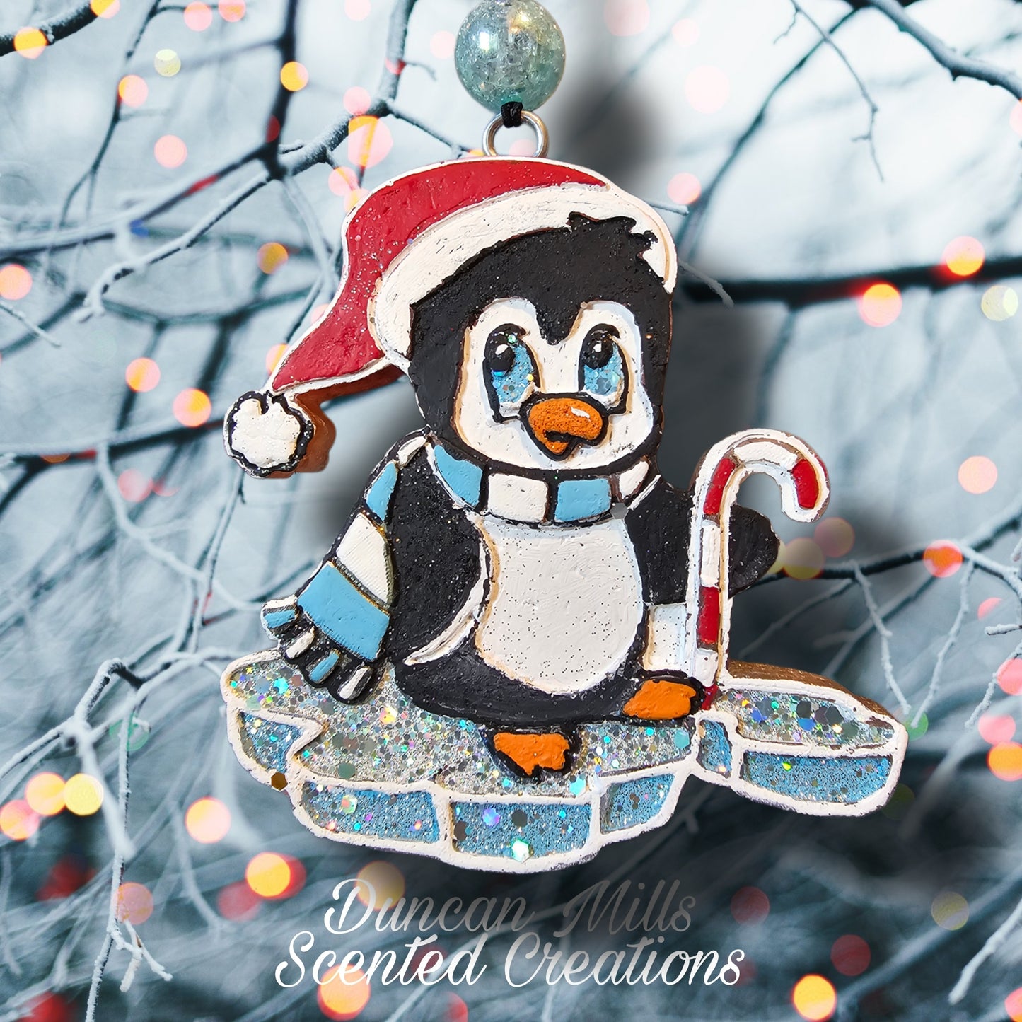 Penguin Freshie | Holiday | Winter Freshie |Made to order