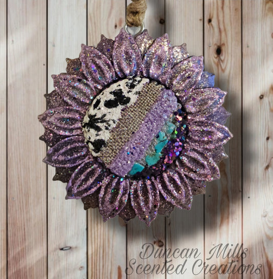 Sunflower  | Turquoise | Purple | Cow print | Western Inspired | Made to order