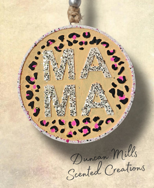 MAMA Freshie |Choose  cheetah or Cow Print| Made to order