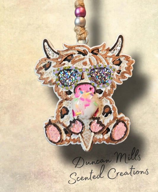 Highland with Ice cream cone Freshie  | Made to order