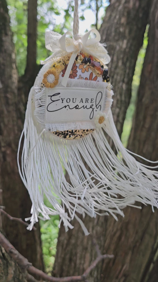 Ready-to-ship | Large Freshie | You Are Enough Freshie | Toasted Vanilla Pistachio Cream Bum Bum