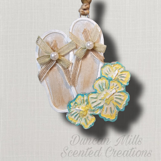 rts Floral sandals |Mango Berry Splash