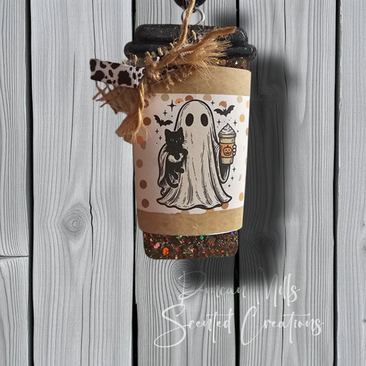ghost with kitty Freshie | Made to order
