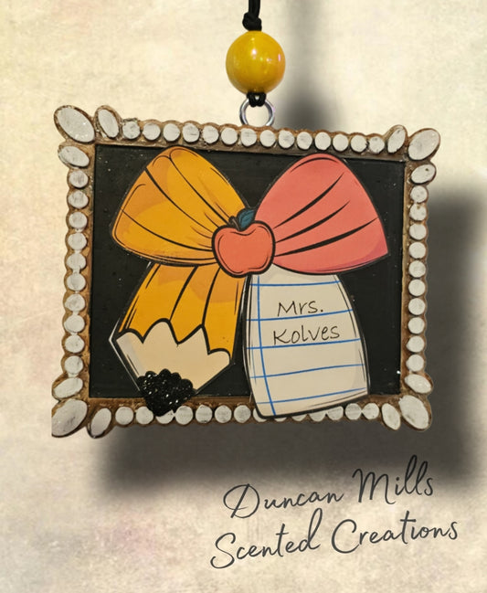 Teacher Freshie | Chalk board look | Personalized | Made to order