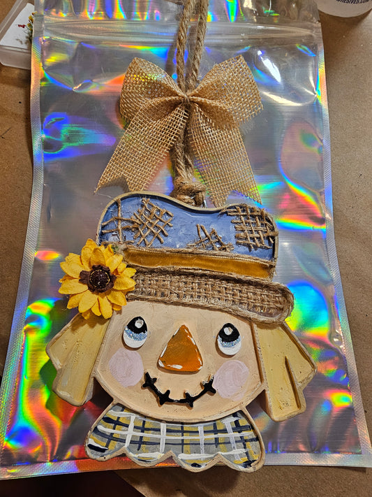 Ready to Ship Freshie | Large Exclusive Scarecrow | Cream Brûlée Scent