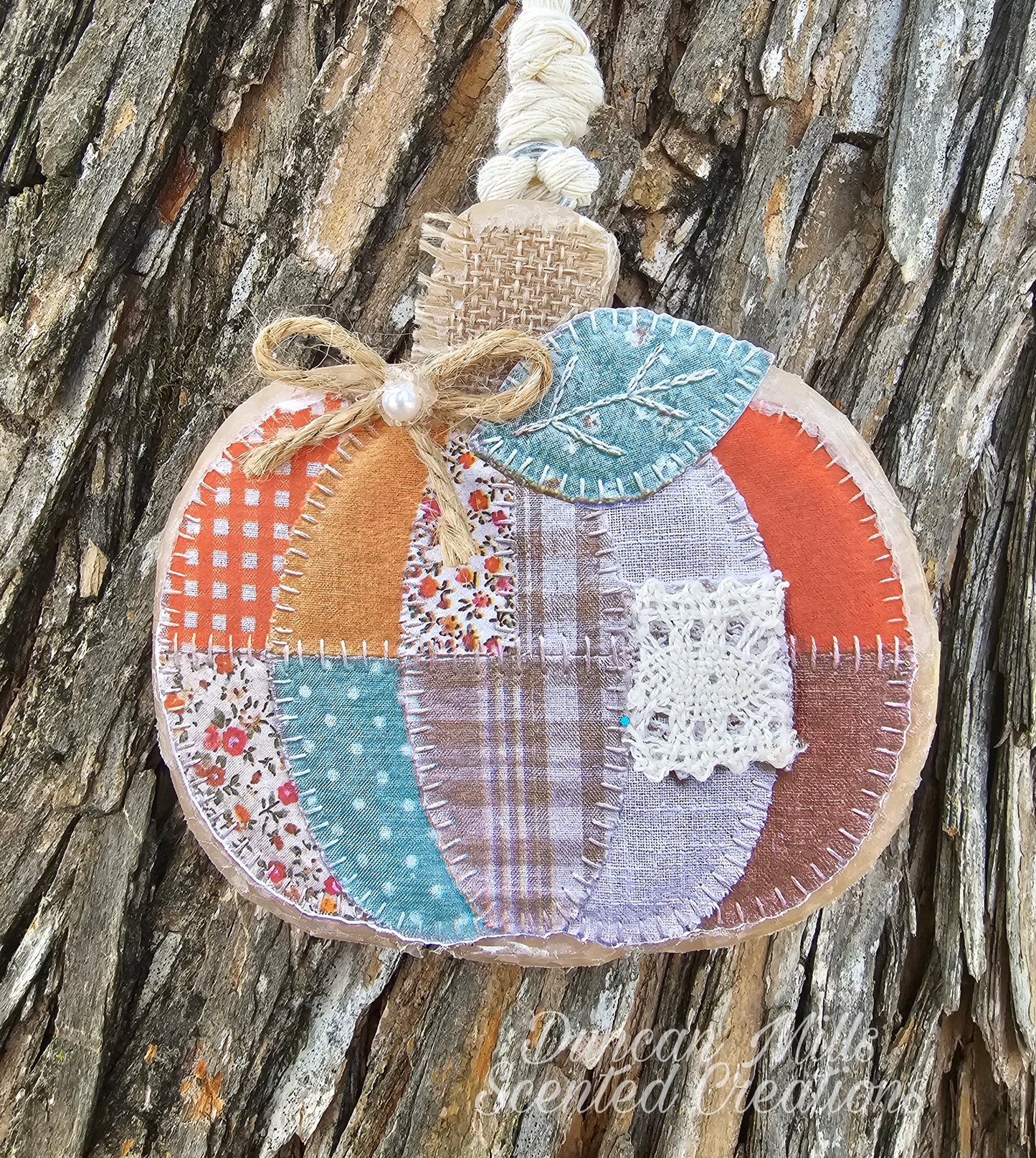 Heirloom Patchwork Pumpkin Freshie