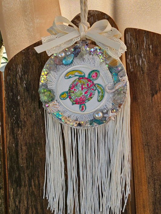 Ready to Ship | Sea Turtle Keepsake  | One-of-a-Kind Freshie Volcano scent | Large freshie