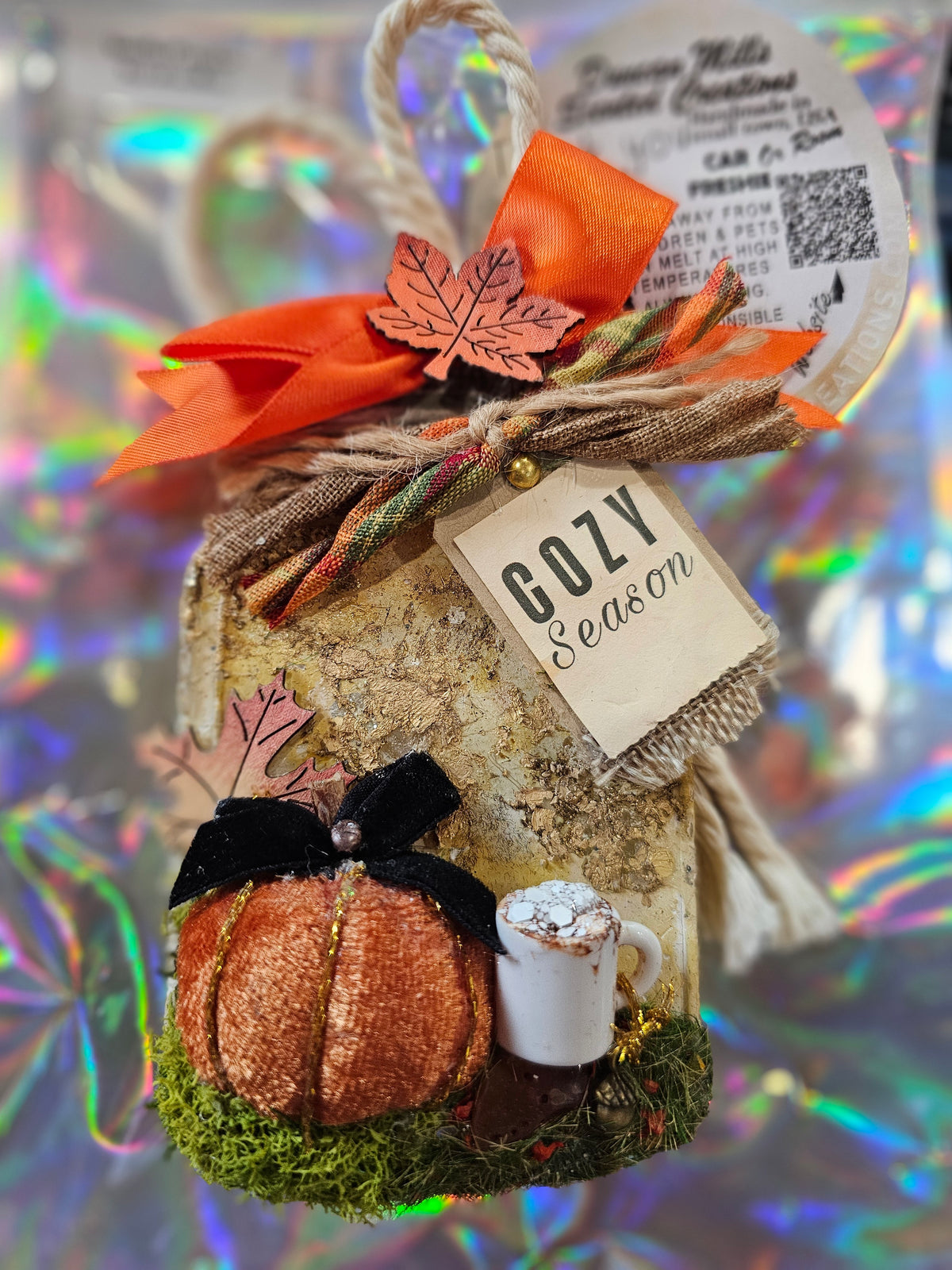 Cozy Season Fall Freshie | Ready to Ship | One of a Kind