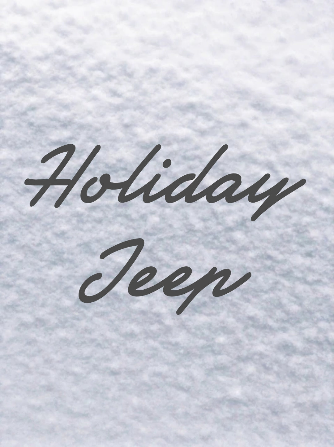 Holiday Jeep Freshie  | Made to order