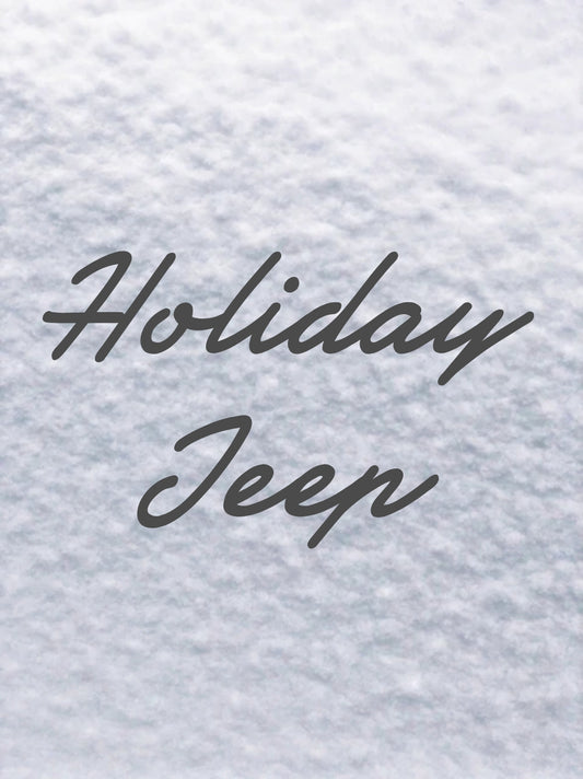 Holiday Jeep Freshie  | Made to order