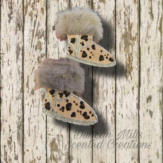 Boots vent set | Velvet texture | Fur | Made to order