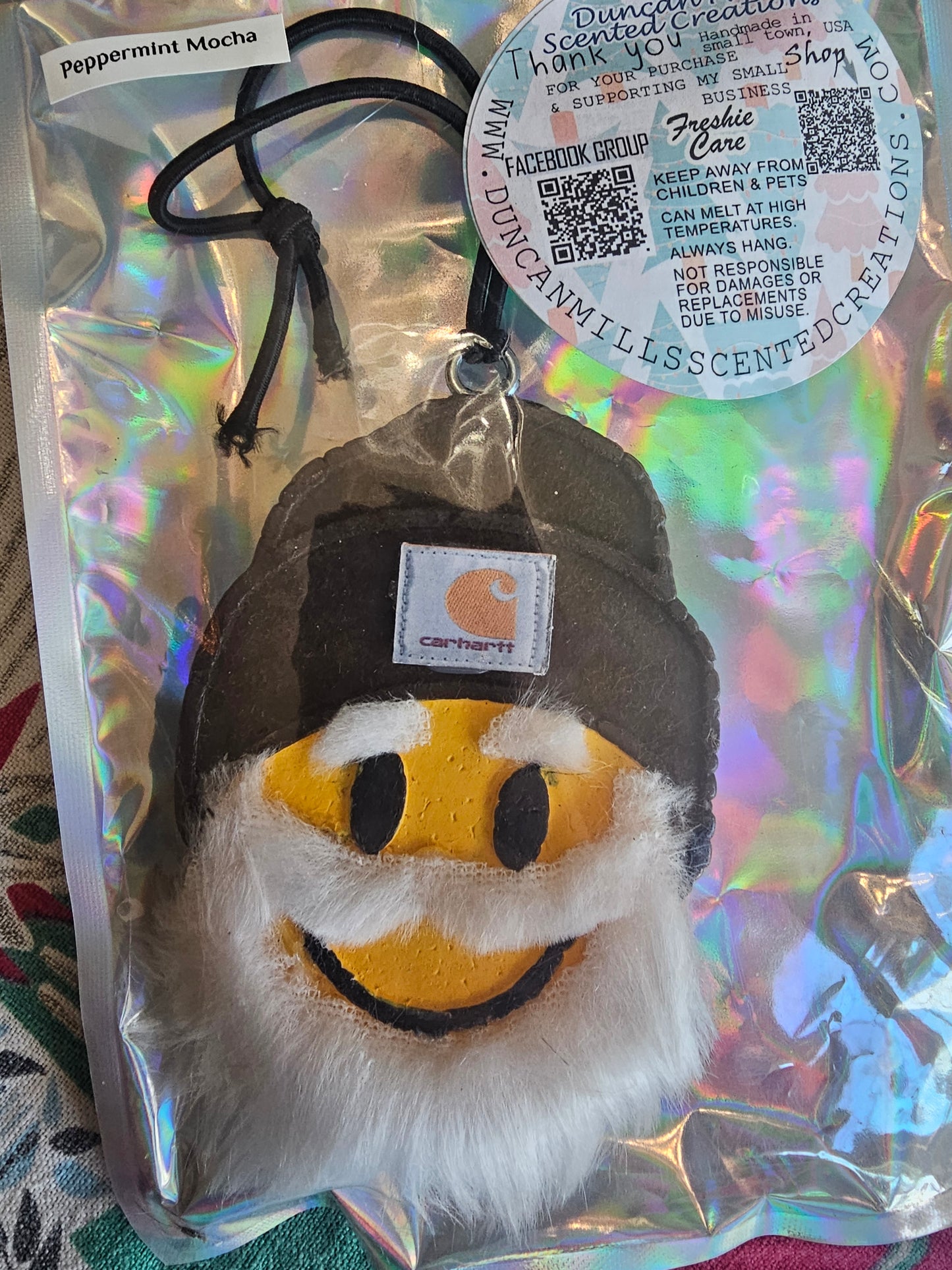 bearded Smiley Rts Painted Tree Freshie