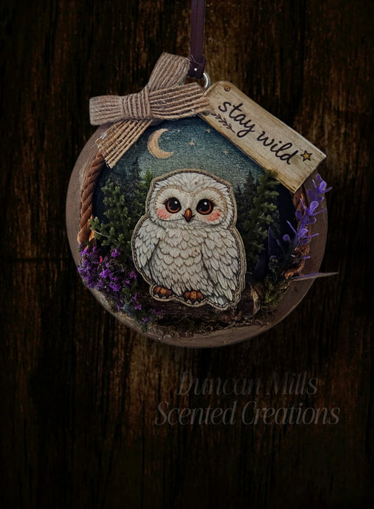 Moonlit Woodland Owl freshie | Exclusive Design