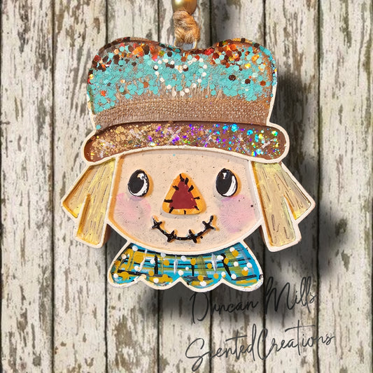 Scarecrow Freshie | Burlap patches |Sunflower  | Made to order