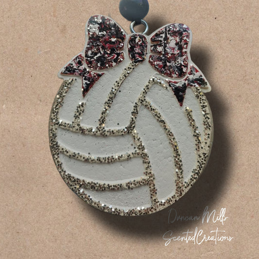 Volleyball With Bow Freshie | Made to order