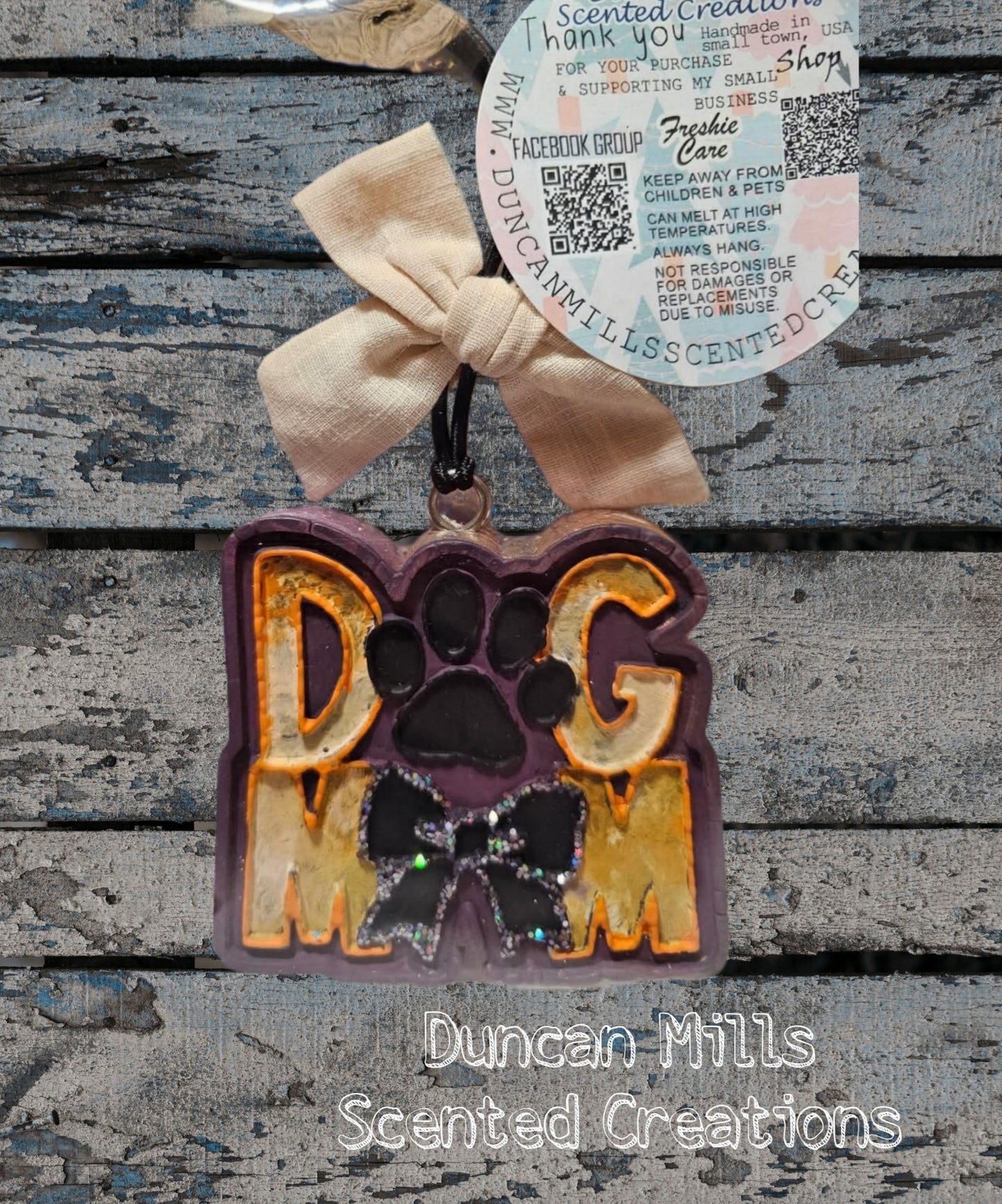 Dog Mom Bow Freshie | Made to order | dog lovers