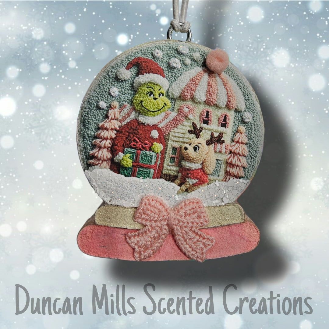 Snowglobe  Grinch  Freshie | Crochet look | Exclusive Design