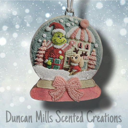 Snowglobe  Grinch  Freshie | Crochet look | Exclusive Design