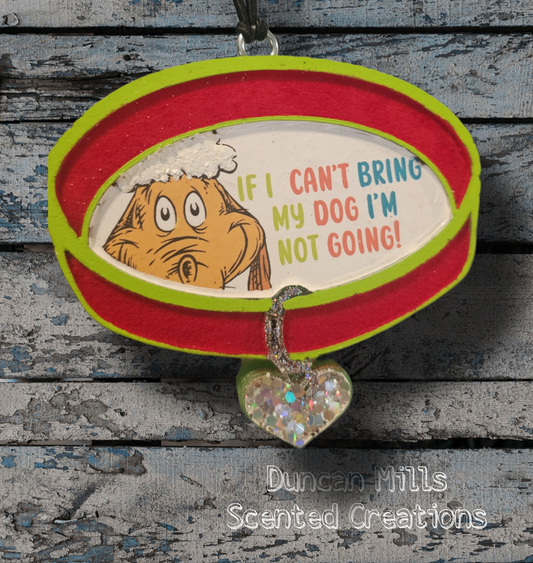 Dog Collar freshie | Green man Freshie | Dog lovers| Made to order |