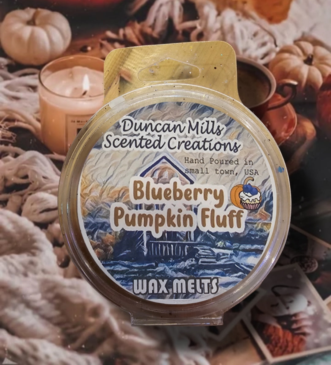 Blueberry Pumpkin Fluff Wax melts