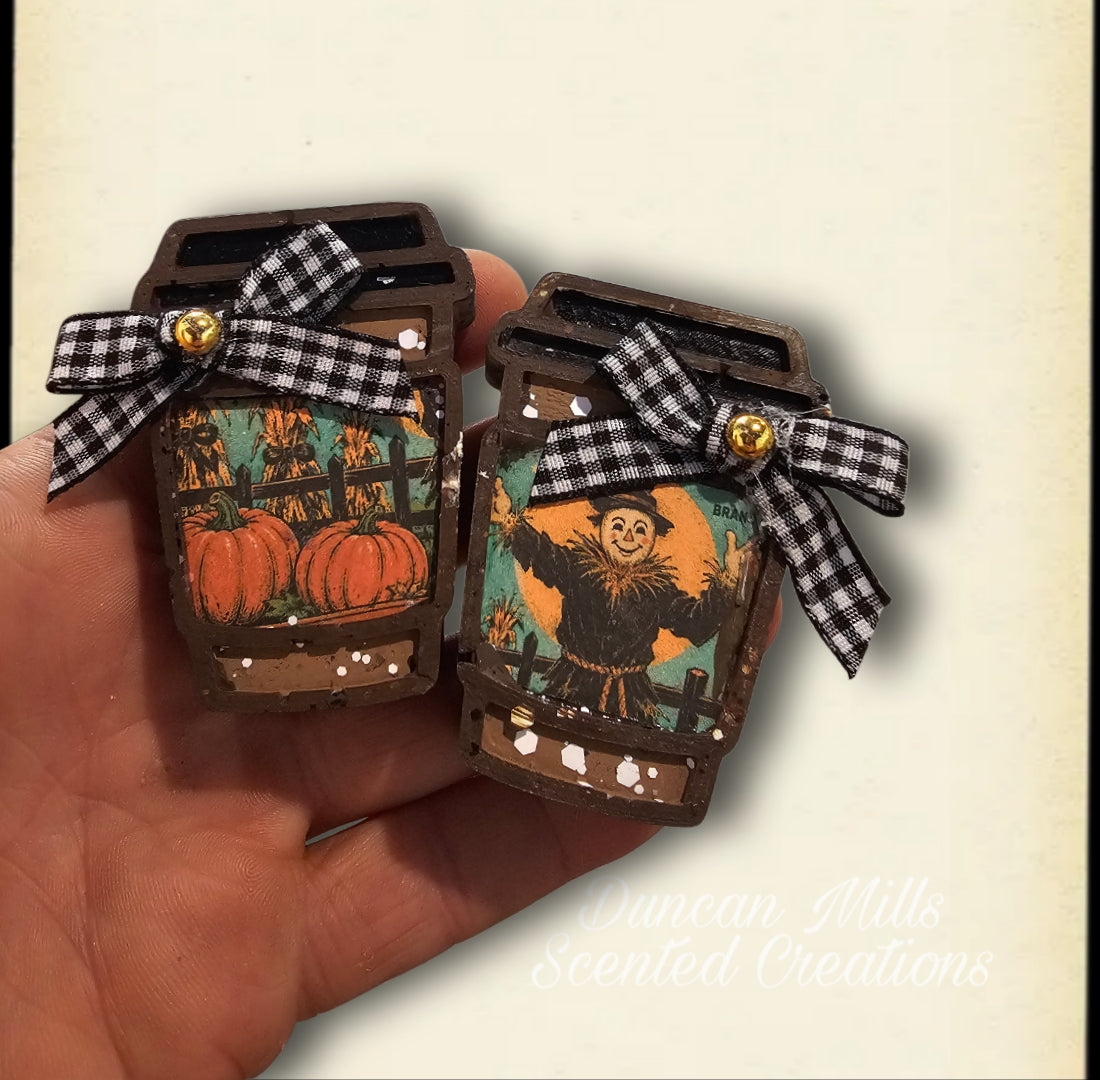 Fall Scarecrow Latte vent set