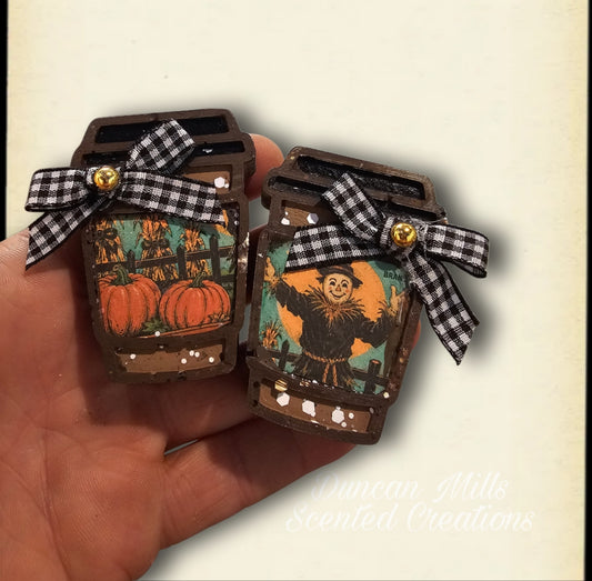 Fall Scarecrow Latte vent set