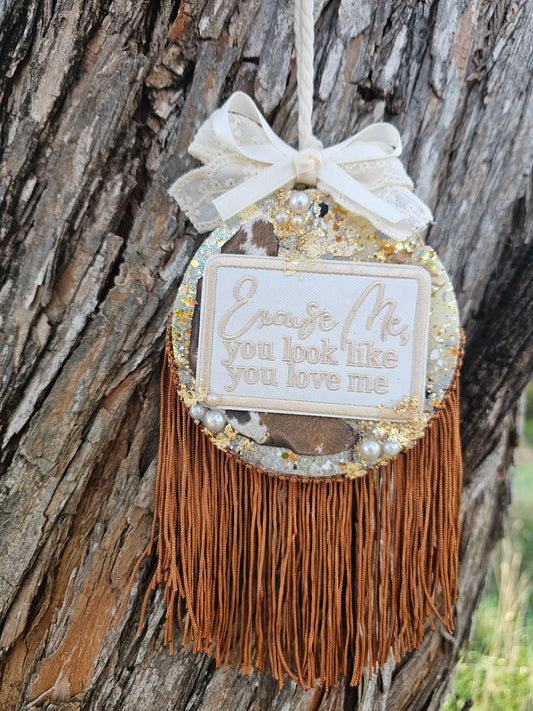Excuse Me, You Look Like You Love Me | One-of-a-Kind Fringe Freshie | Sugared Pralines Scent | Large