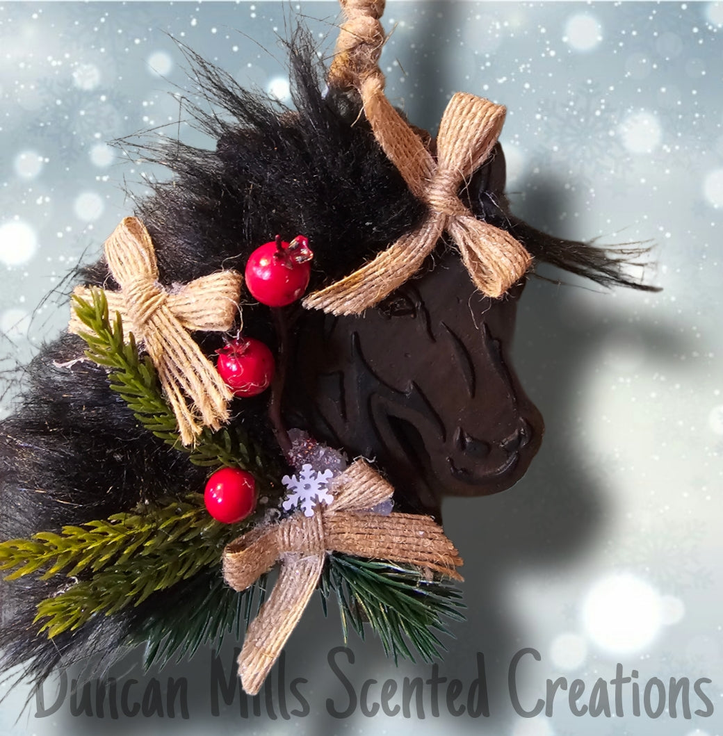 Holiday Horse Freshie |Western | Exclusive  | Made to order