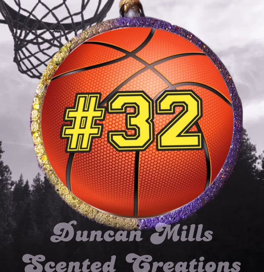 Basketball freshie  | Custom Colors | Personalization