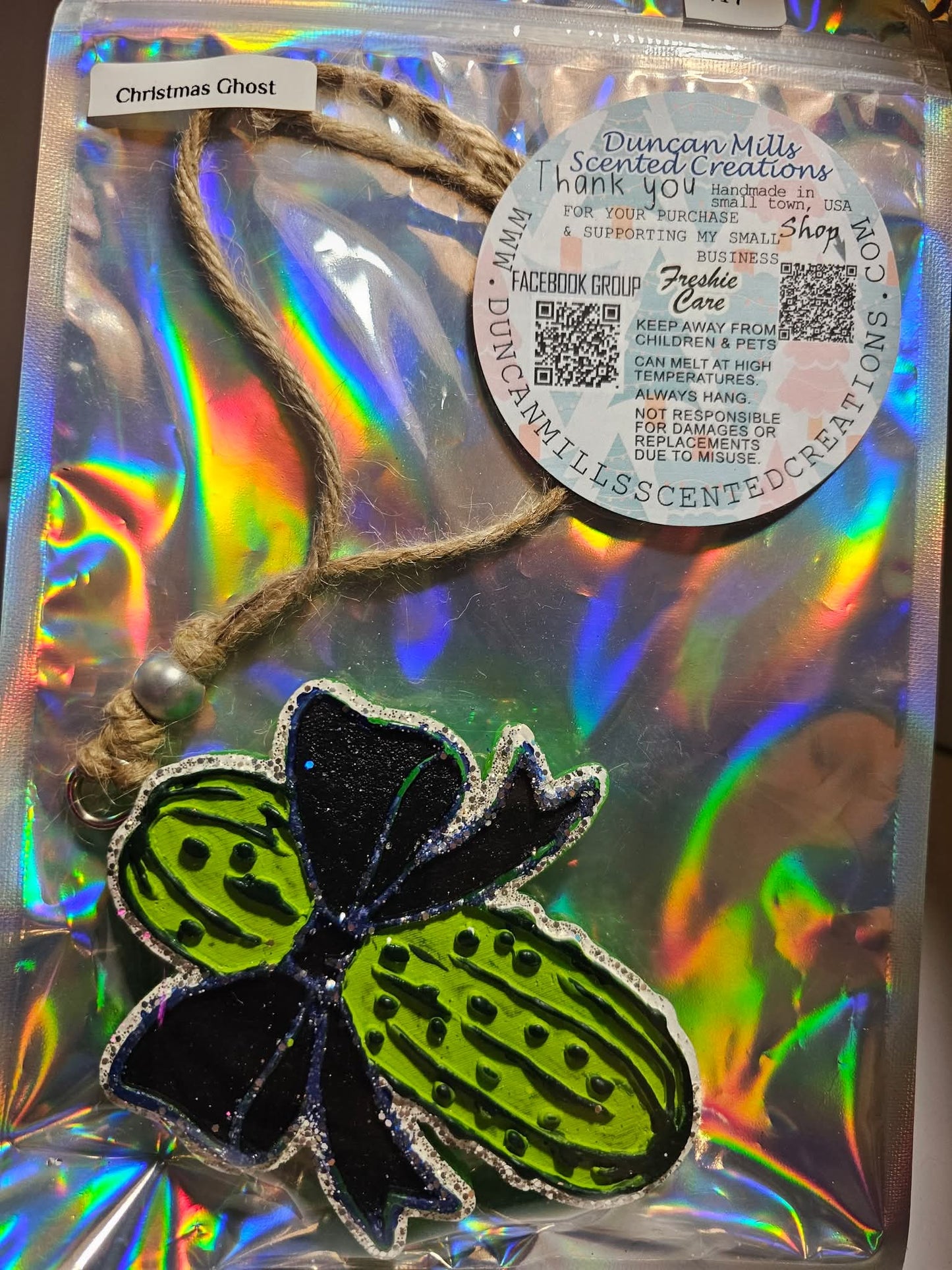 Pickle with Bow Freshie | Pickle Lovers Freshie