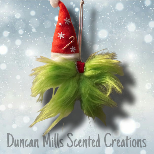 Hairy Grinch Themed Bow | Whoville Scent