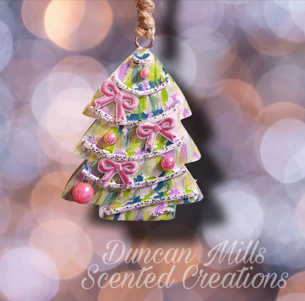 Holiday Tree | Fabric Bows | Exclusive Design