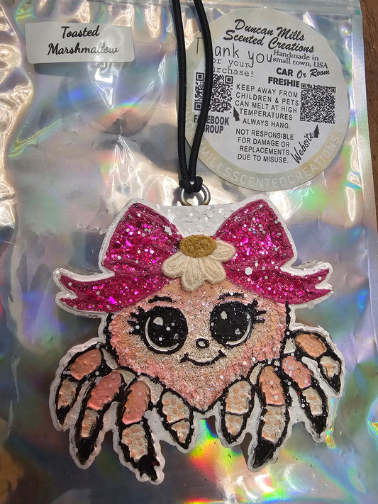 Rts Freshie | Jumping Spider | Spring Flower | Toasted Marshmallow