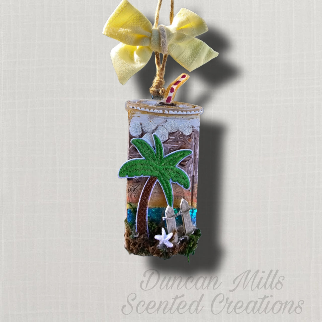 RTS Freshie  | Sandy Sips 🏖 | Pineapple Sage scent