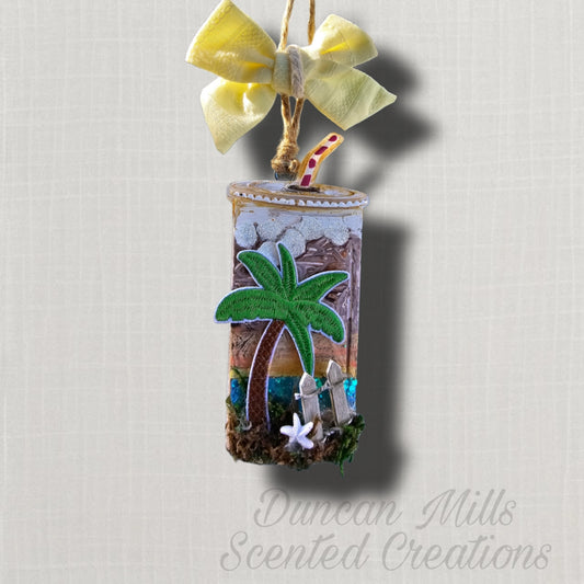 RTS Freshie  | Sandy Sips 🏖 | Pineapple Sage scent