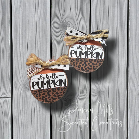 Oh Hello Pumpkin vent set| Made to order